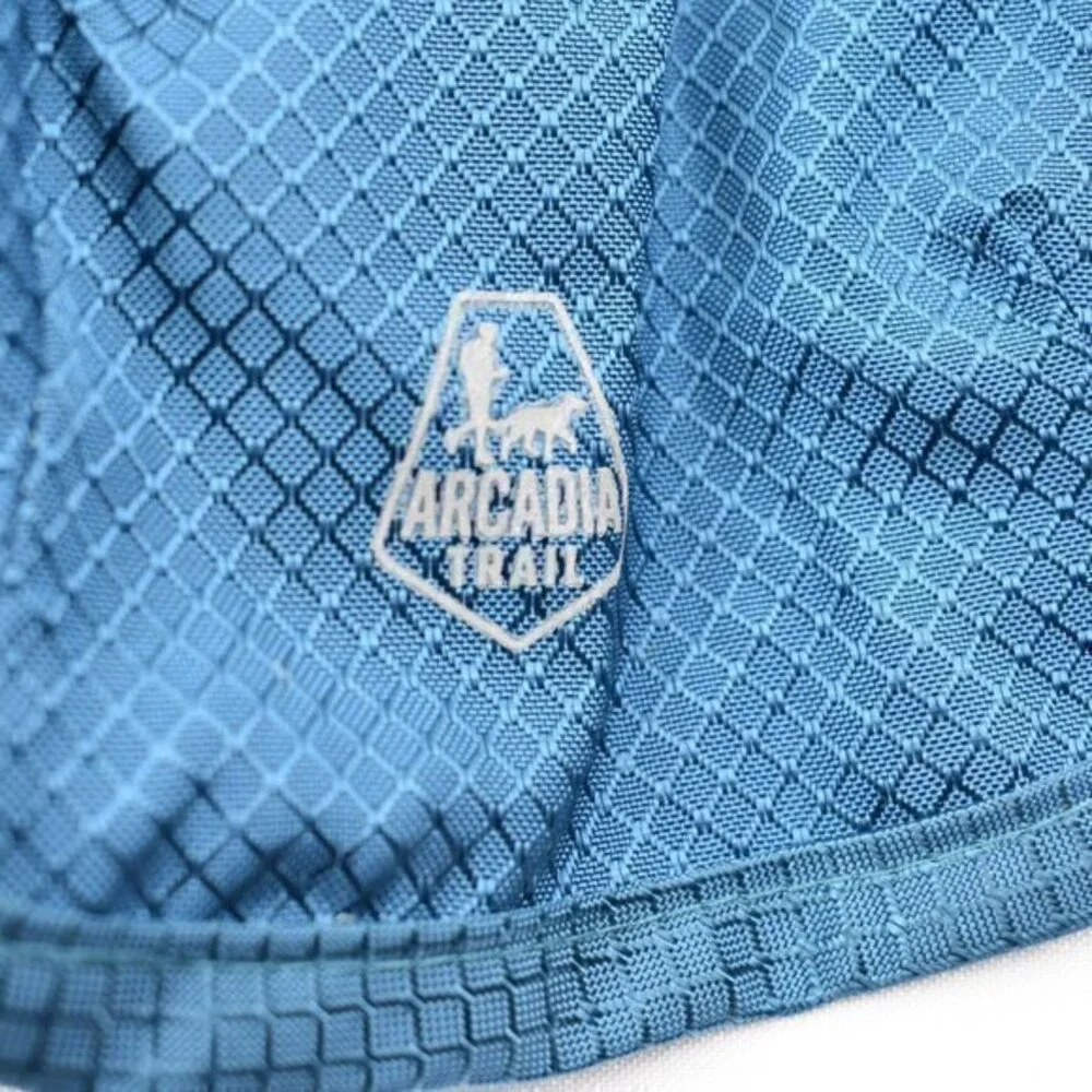 Arcadia Trail Dog Raincoat Size‎ Small Color Teal Gently Used Condition